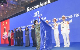 Sacombank đón nhận Huân chương Lao động hạng Nhì vào dịp kỷ niệm 30 năm thành lập