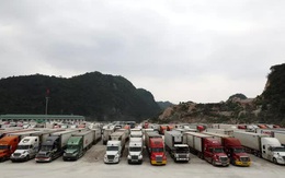 Giảm phí lưu bến bãi cho xe hàng ùn ứ ở cửa khẩu Tân Thanh