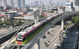 Chạy thử tàu metro Nhổn - ga Hà Nội tốc độ tối đa 80km/h