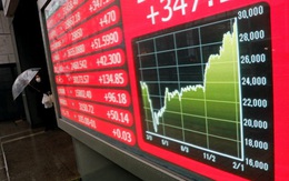 Chứng khoán châu Á "đỏ sàn" vì lo ngại về lợi suất trái phiếu