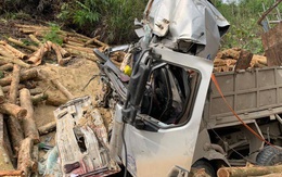 Hình ảnh mới nhất hiện trường vụ tai nạn xe tải làm 7 người ngồi trên cabin và thùng xe tử vong