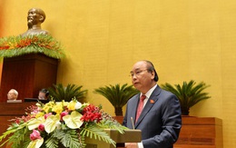 Đắc cử Chủ tịch nước, ông Nguyễn Xuân Phúc lần thứ 3 tuyên thệ trước Quốc hội