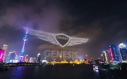 Genesis "chào Trung Quốc" theo cách không thể hoành tráng hơn: Dùng 3.281 drone "xếp hình" trên bầu trời Thượng Hải
