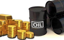 Giá vàng sắp kết thúc một tuần tăng,  giá dầu giảm tuần đầu tiên trong 3 tuần
