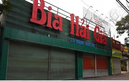 Hình ảnh các cửa hàng kinh doanh tại Hà Nội đóng cửa vì dịch Covid-19