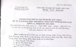 Quảng Nam công bố danh sách 57 người trúng cử đại biểu HĐND tỉnh