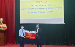 MSB và Tập đoàn TNG Holdings Việt Nam ủng hộ 30 tỷ đồng Quỹ phòng chống dịch Covid-19
