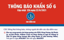 Đồng Nai tìm người đến 8 địa điểm liên quan đến bệnh nhân COVID-19