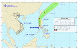 Xuất hiện bão CHOI-WAN giật cấp 10 gần Biển Đông