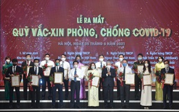 Golf Long Thành, Vingroup, Viettel, PVN, EVN, SCIC...hàng chục doanh nghiệp, ngân hàng, tổ chức, cá nhân đã ủng hộ hơn 6.600 tỷ ngay tại Lễ ra mắt Quỹ vaccine chống Covid-19