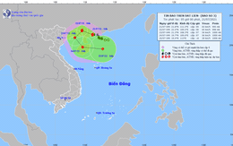 Ngày mai 22/7, tâm bão số 3 cách Móng Cái (Quảng Ninh) khoảng 200 km