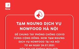 Grab, Baemin, Now thông báo ngừng dịch vụ giao đồ ăn tại Hà Nội