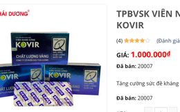 Viên Kovir 'phòng COVID-19' biến mất sau lùm xùm tăng giá