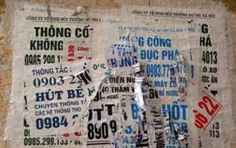 Hà Nội đề nghị khóa các số điện thoại quảng cáo hút bể phốt, cho vay lãi