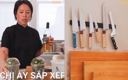 Vua đầu bếp Mỹ gốc Việt - Christine Hà hiếm hoi hé lộ căn bếp và cách sắp xếp vị trí từng lọ gia vị hoàn toàn khác với người bình thường