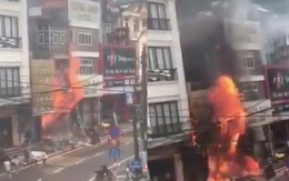 Sapa: Cháy nổ lớn ở cửa hàng bán gas, thiêu rụi cả nhà hàng xóm