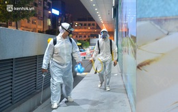 Hà Nội: Phun khử khuẩn trong đêm, phong toả tạm thời chung cư cao cấp 1.400 dân
