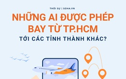 [INFOGRAPHIC] Những ai được phép bay từ TP.HCM tới các tỉnh thành khác?