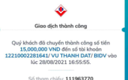 Lập tài khoản Zalo, đăng ký TK ngân hàng trùng tên người bị lợi dụng để lừa chuyển khoản với số tiền lớn