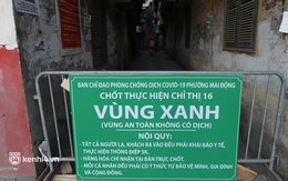 Ảnh: Những chốt bảo vệ "vùng xanh không Covid-19" đầu tiên ở Hà Nội