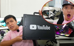 NTN "đập hộp" nút kim cương YouTube, có gì đặc biệt trong chiếc vali "trị giá" 10 triệu subscribe?