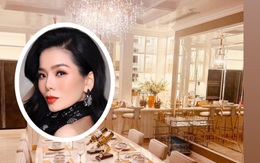 Lộ "sương sương" không gian bữa tối trong biệt thự triệu đô của Lệ Quyên, có những gì mà netizen phát choáng?