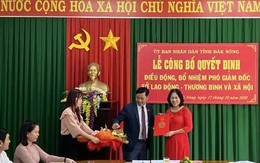 Phó giám đốc Sở xin thôi việc ngay lễ công bố quyết định bổ nhiệm