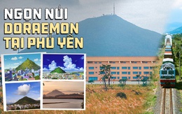 Nhiếp ảnh gia phát hiện ngọn núi tại Phú Yên cực giống ngọn núi sau trường nổi tiếng trong truyện Doraemon