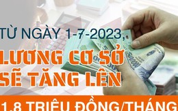 Lương cơ sở tăng lên 1,8 triệu đồng/tháng: Thu nhập của công chức, viên chức sẽ thế nào?