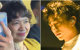Mẹ Soobin Hoàng Sơn rơm rớm nước mắt khi khán giả hô vang tên con trai ở KOSMIK Live Concert