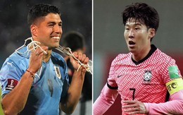 Hàn Quốc - Uruguay: Chờ đợi màn so tài giữa Son Heung-min và Luis Suarez