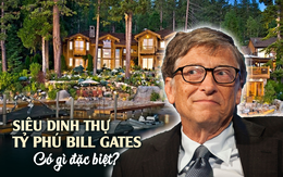 Nổi tiếng giản dị nhưng Bill Gates chi tới 124 triệu đô xây siêu dinh thự 6.000m2 ven hồ: Nhìn bên trong mới thấy 7 năm "thai nghén" rất xứng đáng