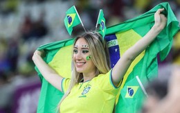 Chùm ảnh: Dàn mỹ nữ Brazil khoe sắc lần cuối trên khán đài World Cup 2022