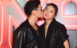 Ngô Thanh Vân được chồng trẻ hôn trên thảm đỏ phim 'Thanh Sói'