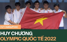 Năm 2022, học sinh Việt đạt thành tích tốt nhất tại các kỳ thi Olympic quốc tế từ trước đến nay!