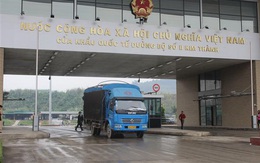 Cửa khẩu quốc tế Kim Thành tạm ngừng xuất khẩu hàng hóa