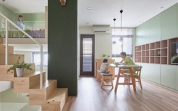 Ngôi nhà 40m² với thiết kế tầng lửng nhìn là yêu của gia đình trẻ