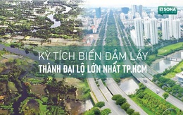 Khó tin cảnh "phù phép" đầm lầy thành đại lộ 100 triệu USD lớn nhất TP.HCM