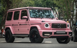 Đã chơi trội với Mercedes-AMG G 63 độ Hofele, đại gia Hà Nội còn tạo cá tính cho xe với màu hồng có một không hai