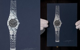 Đấu giá bản vẽ sơ khai đồng hồ Audemars Piguet Royal Oak được hơn 610.000 USD