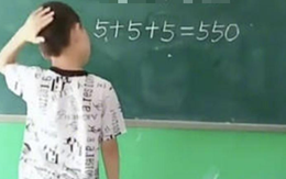 Bài toán tiểu học: "Biến 5+5+5=550 thành đúng", cách làm của học sinh đã chứng minh IQ cực cao!