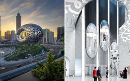 Dubai chơi lớn xây Bảo tàng có hình dáng kỳ lạ nhất thế giới, bên trong hiện đại như phim viễn tưởng
