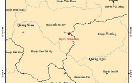 Quảng Nam: Hai trận động đất liên tiếp xảy ra trong 20 phút