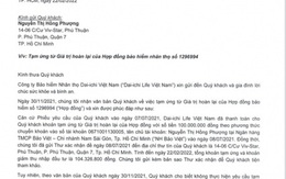 Vụ "Nhân viên bảo hiểm giả chữ ký khách hàng để rút tiền": Ngân hàng không cung cấp thông tin cho công ty bảo hiểm