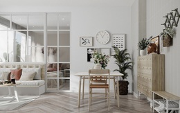 2 căn hộ nhỏ là đại diện đỉnh cao cho sự kết hợp giữa phong cách tối giản và phong cách Scandinavian