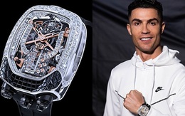 CR7 vừa chi ít nhất 1 triệu USD mua đồng hồ thiết kế riêng phù hợp với siêu xe Bugatti Chiron