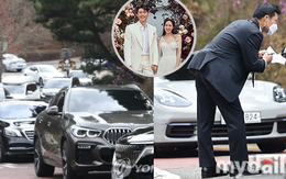 Choáng váng dàn siêu xe đổ bộ đám cưới Hyun Bin - Son Ye Jin: Maybach, Rolls Royce, Ferrari đến Lamborghini, G63 nối đuôi!