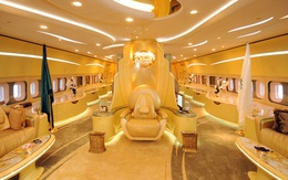 'Choáng' với nội thất máy bay như cung điện dát vàng, người giàu vung tiền tỷ chỉ để hưởng thụ trong 1 tiếng