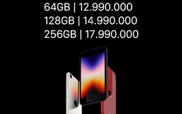 Vừa ra mắt, iPhone SE 2022 đã có luôn giá tại Việt Nam khiến nhiều người bất ngờ