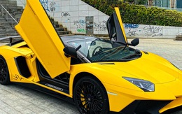 Vừa sắm Lamborghini Aventador SV Roadster đầu tiên Việt Nam, chủ xe chịu chơi chi hẳn trăm triệu độ một chi tiết vàng óng dưới gầm xe